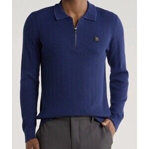 HUGO by Hugo Boss Men's Sastoro Quarter-Zip Sweater Size: Medium
